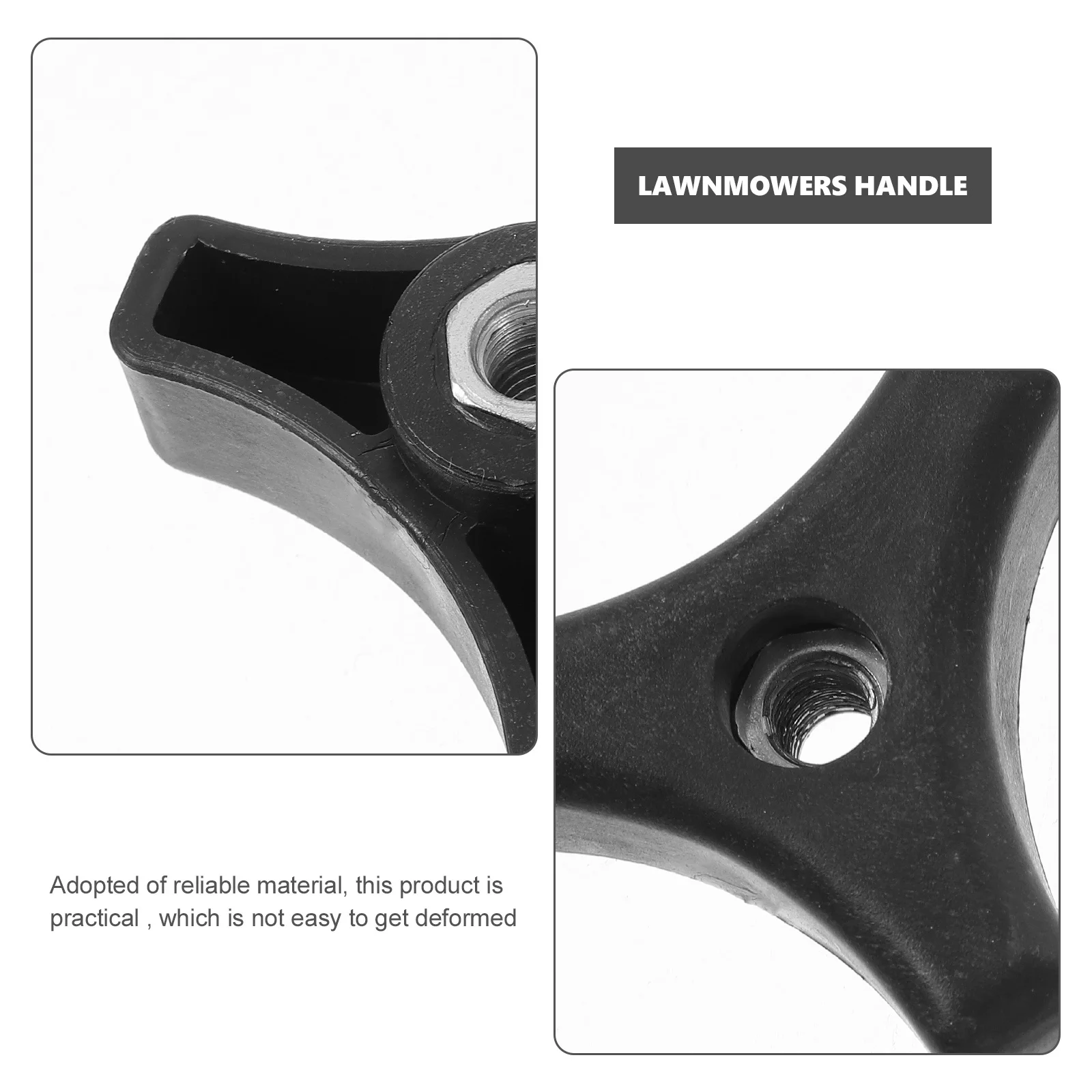 

4Sets Universal Lawnmower Handle Kit with Wing Nut Bolt for Machine Equipment Enhanced Efficiency Convenient Installation Mower