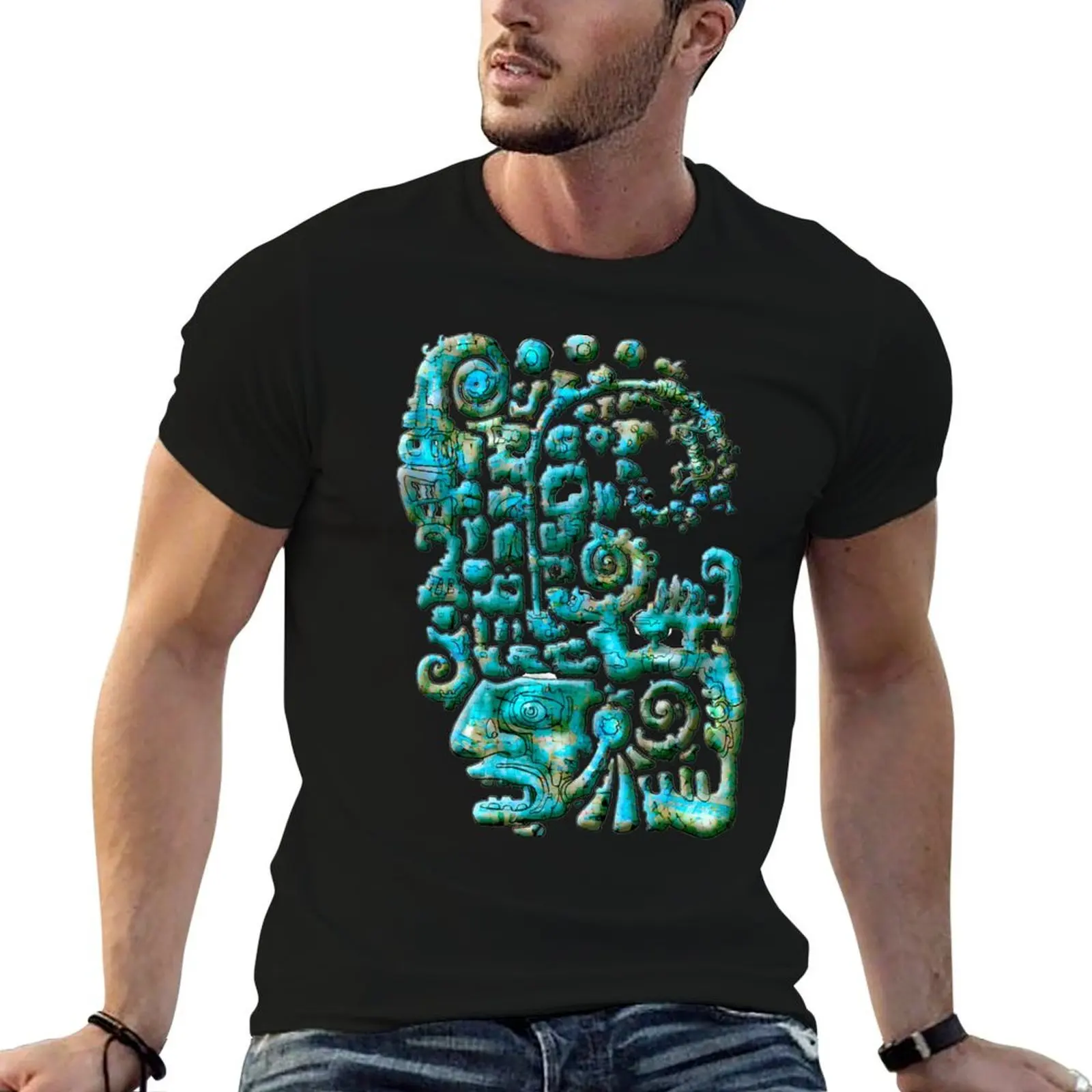 

Olmec Head assembly instructions T-Shirt man graphic t shirt t shirts cotton 100% T-Shirt