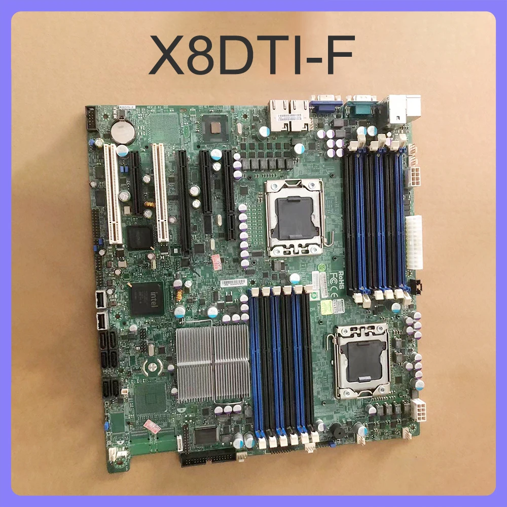 LGA1366 Supports X5650 PCI-E For Supermicro Server Motherboard X8DTI-F