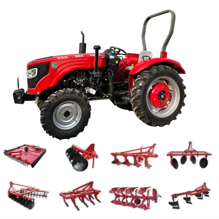 180hp four-wheel tractor four-drive cultivator rototiller planter disc harrow 30hp 50hp 70hp 90hpr