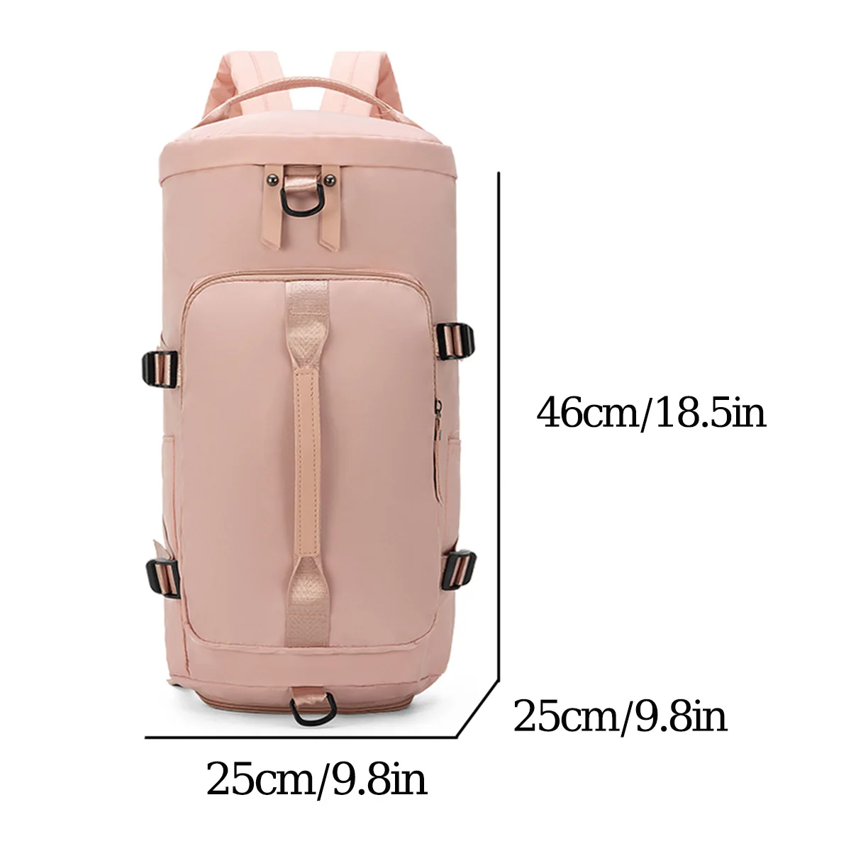 Outdoor backpack waterproof sports travel backpack fitness backpack large capacity travel bag shoe compartment backpack ﻿