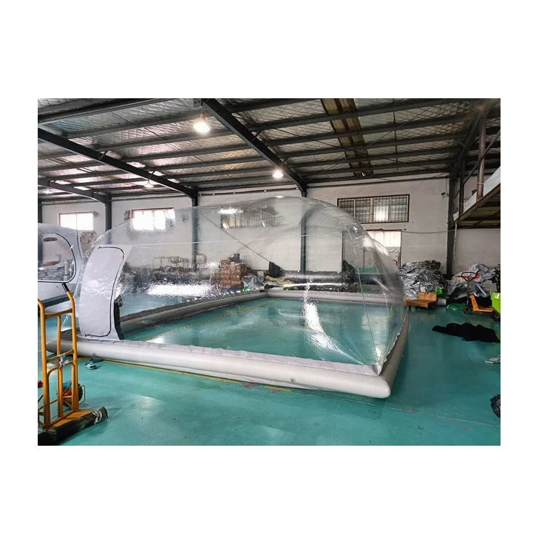 PVC Vinyl Tube Transparent Roof Winter Swimming Pool Cover