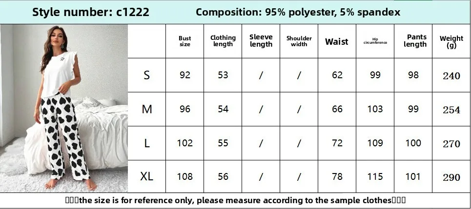 Summer Pajamas Set Women Summer Trousers Sets Pijama Women's Pajama Sleepwear Woman Sleeping Sexy Sleep Lounge Underwear