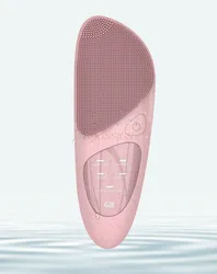 Pore cleaning soft bristle brush, electric beauty silicone cleanser, facial cleanser