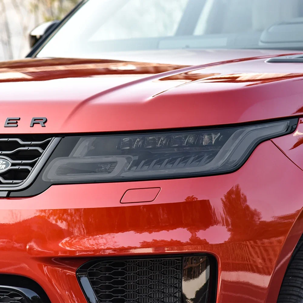 

TPU Car Headlights Protective Film Rear Taillight Transparent/Smoke Black TPU Sticke For For Range Rover Sport L494 2014-Present