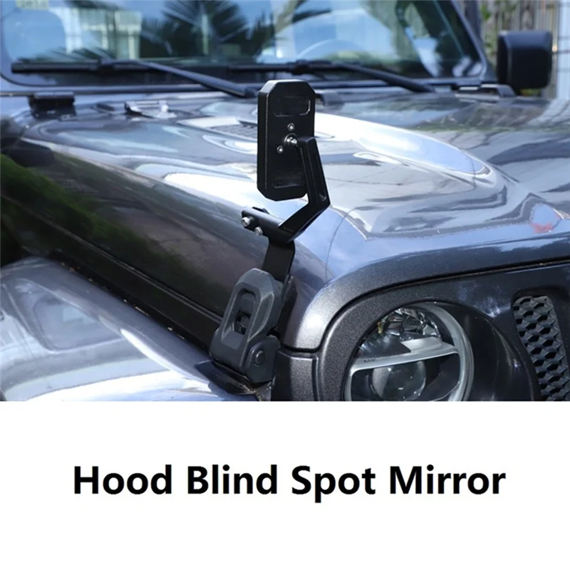 

Hood Blind Spot Mirror Reversing Mirror For Jeep Wrangler JK 2007-2017 JL Gladiator JT 2018-2020 Accessories
