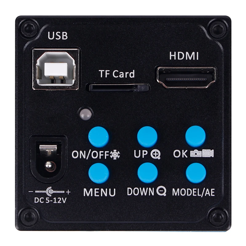 16Mps 720P Video 60Fps 5.2X Digital Zooming Usb Microscope CCD Camera With Microscope Camera Adapter Adjustable Zoom HD Camera