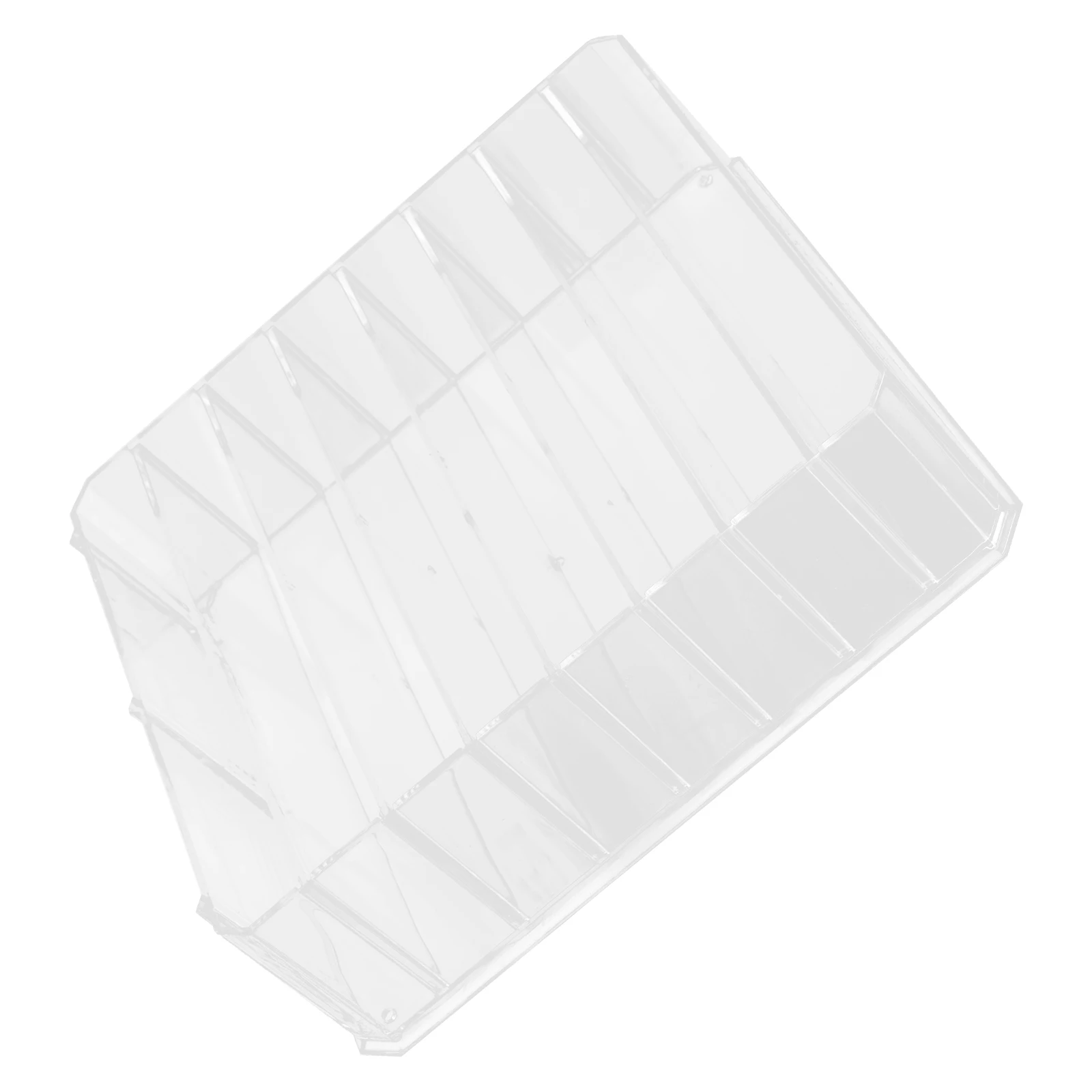 

Storage Box Eyeshadow Palette Rack Makeup Stand Lipstick Racks Organizer Acrylic Material Multi Grid Design Practical