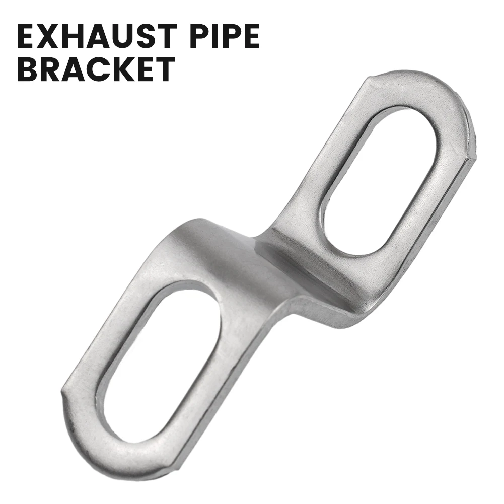 Motorcycle Exhaust Bracket Muffler Pipe Z-shaped Universal Mounting Clamps Holder For Modified Motorcycles