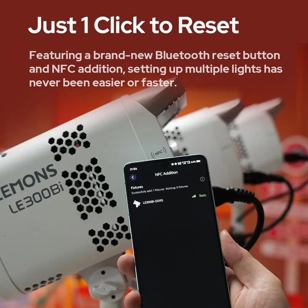 Godox LE200Bi/LE300Bi/LE600Bi Litemons Luz LED bicolor Control de aplicación de brillo incomparable con soporte Bowens para disparar