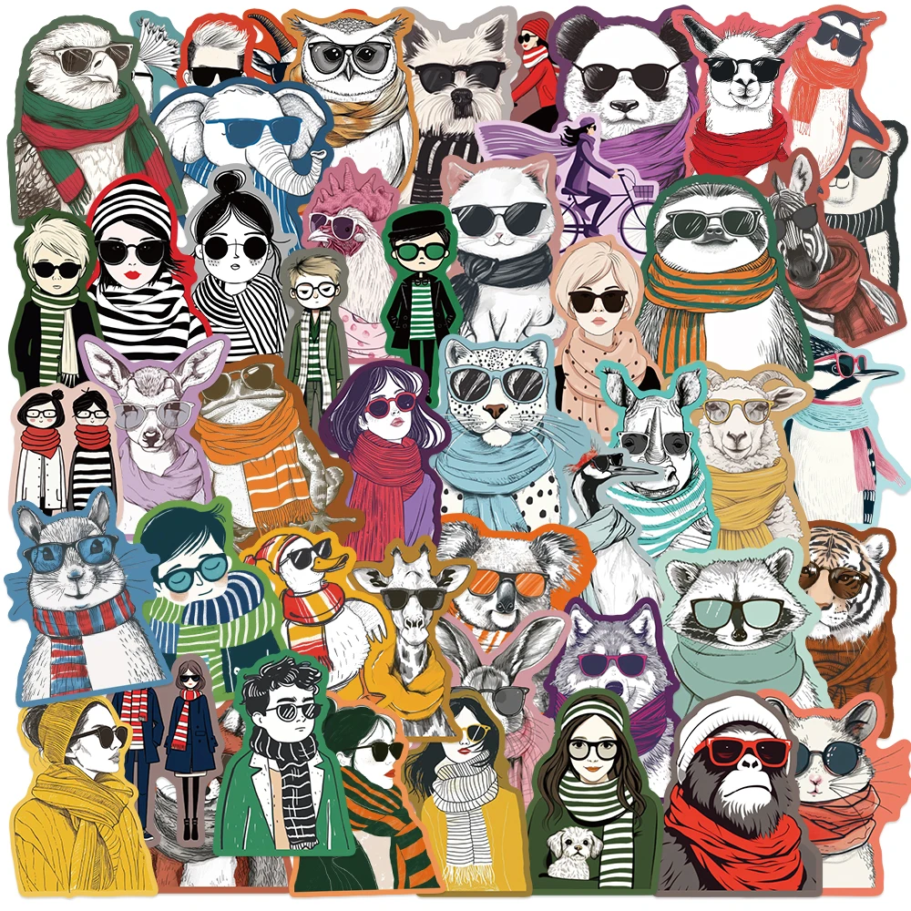 50 шт. Мультяшные креативные Стикеры, индивидуальная наклейка «сделай сам», наклейка на стол, холодильник, телефон, скейтборд, водонепроницаемая наклейка, оптовая продажа