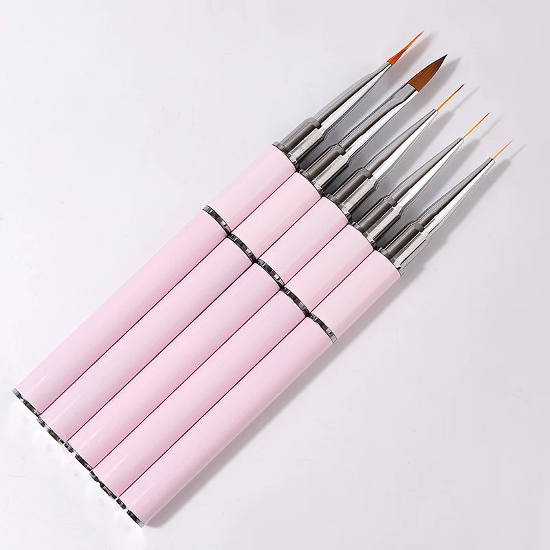 Nail Art Brush Professional Thin Liner for Manicure Decoration Brushes Set Nails French Paint Uv Gel Acrylic Decorating Tools