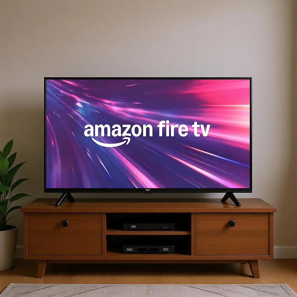 

32-дюймовый HD Smart TV с голосовым пультом дистанционного управления Alexa, просмотр телевизионных трансляций без кабеля