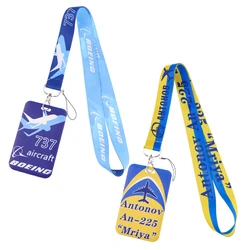 Boeing aircraft KeyChain ID Card Pass Gym Mobile Phone Badge Kids Key Ring Holder Jewelry Decorations