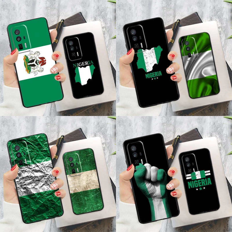 Nigerian flag Case For Xiaomi 14T Pro 13T 12T 11T 13 14 Ultra POCO X6 Pro M6 X3 X5 M5s F3 F5 F6 Cover