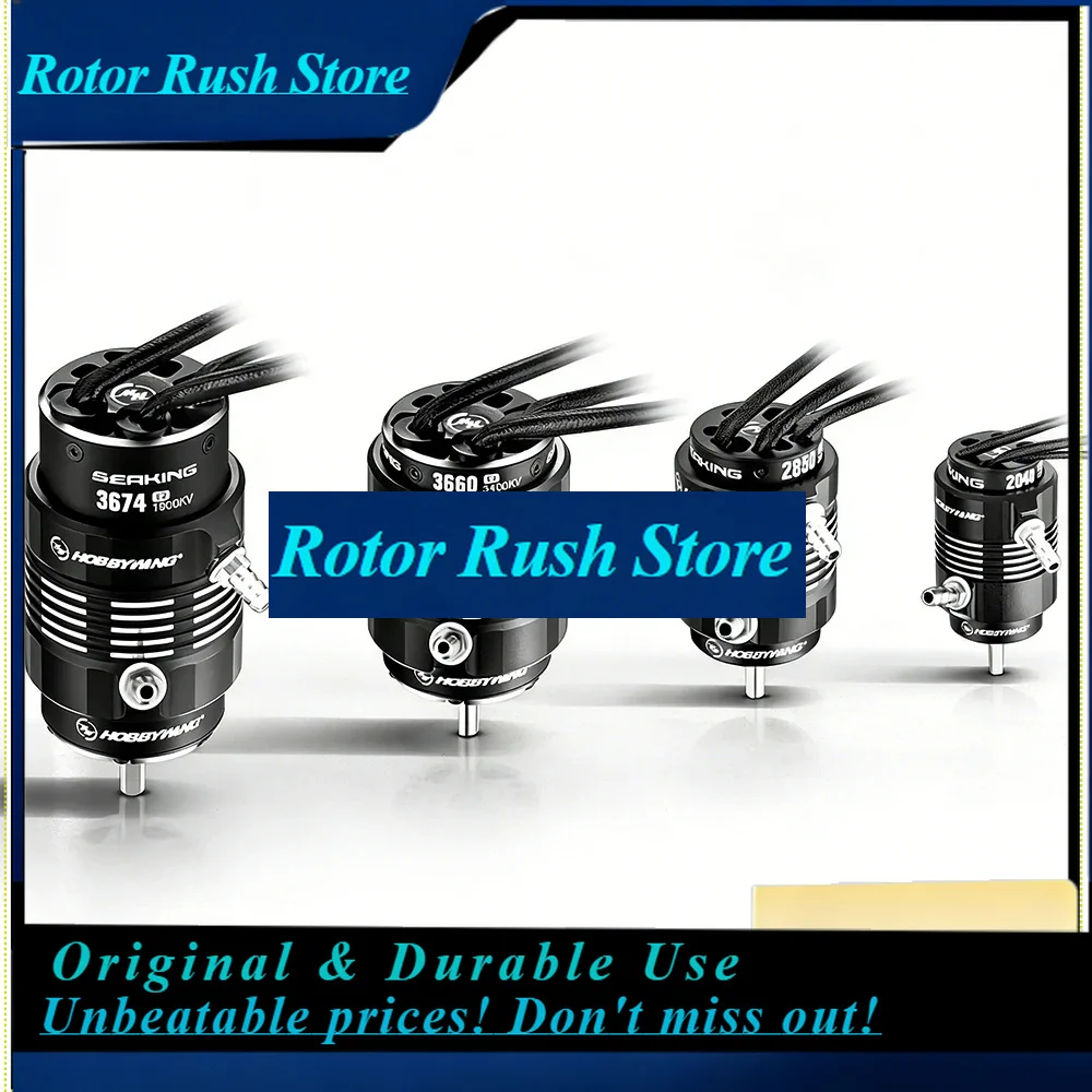 RoRuSSeaking SEAKING 3674/3660/2850/ 2040SL-4000KV/5000KV SL V2 Brushless Sensorless Motor Suitable For Seaking V4 ESC For RC Bo