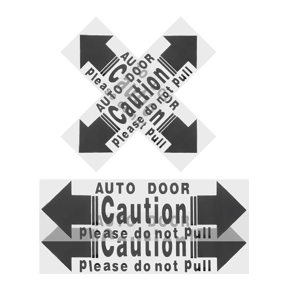 

4Pcs Automatic Car Door Stickers Warning Indicators High Adhesive Self Adhesive Decals Peel and Stick Vehicle Reminder