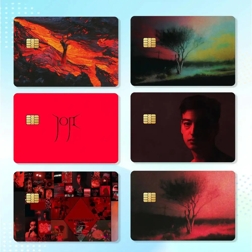 Singer J-JOJI Piss In The Wind Waterproof Card Stickers For Credit Cards Debit Cards And Transit Cards 4pcs