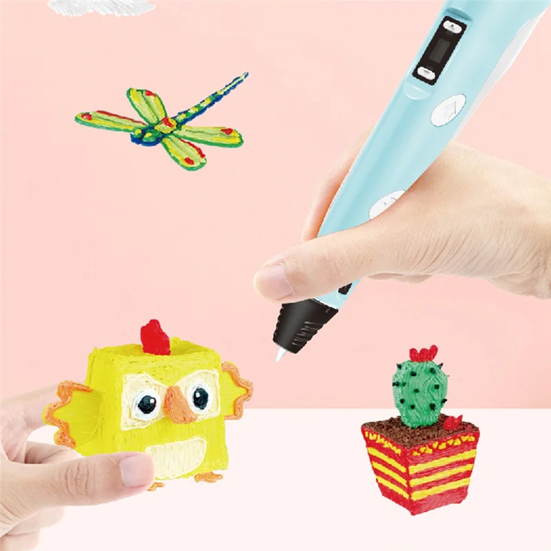 

Superb 3D Printing Pen DIY Painting Children Fun Camouflage With LCD Screen Compatible PLA Filament 3D Printing Pen A