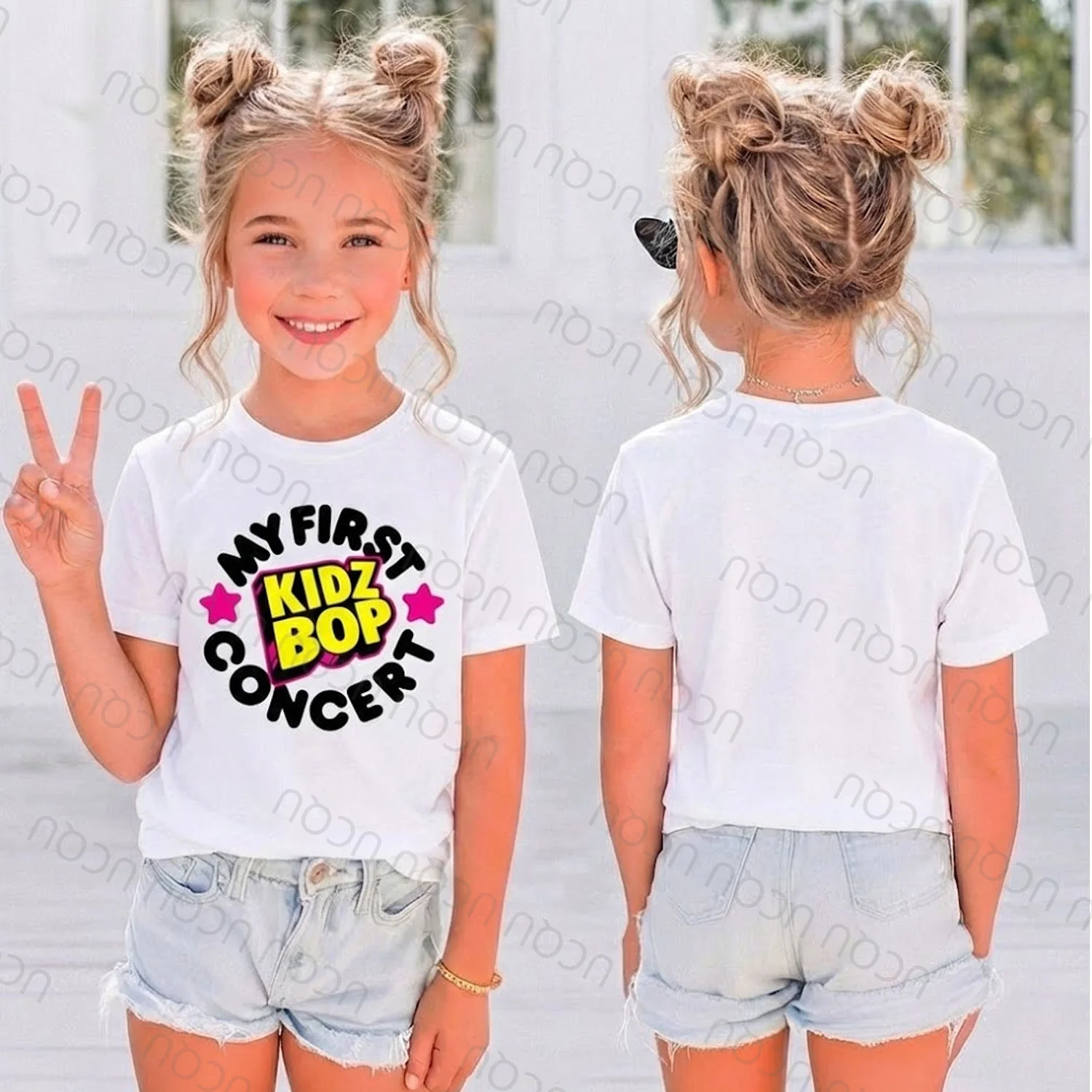 My First Concert Kidz BOP 2026 T-Shirt 25th Birthday Celebration Tour Merch Kids Graphic Tee Anniversary Gift Souvenir