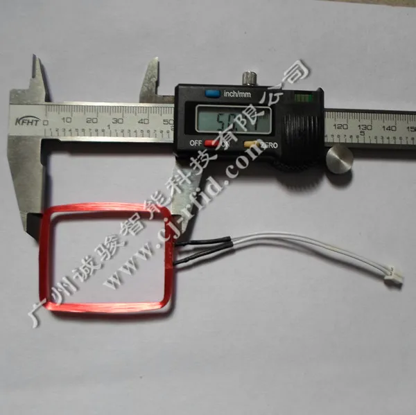 125KHZ Card Reader RFID Antenna Access Control Machine ID Self-adhesive Coil 35 * 45 Customized