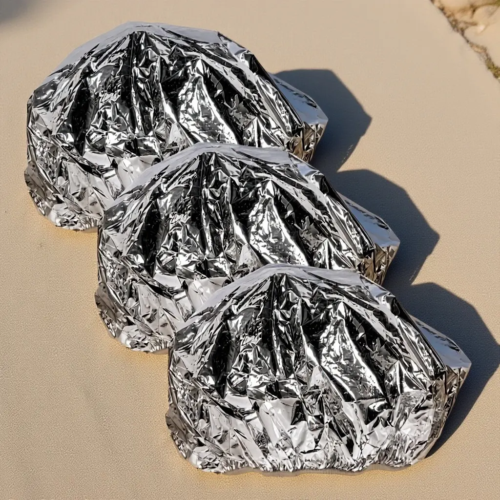 3Pcs Tin Foil Hair Dye Caps Elastic Conditioning Cap for Baking Oil Treatment Deep Conditioning Heat Cap Hair Salon Spa Sauna