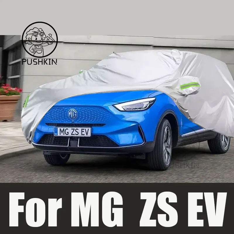 

Outdoor Car Cover For MG ZS EV 2019 2021 2022 2023 Accessories Sun Shade Anti-UV Snow Rain Dust Resistant SUV Cover