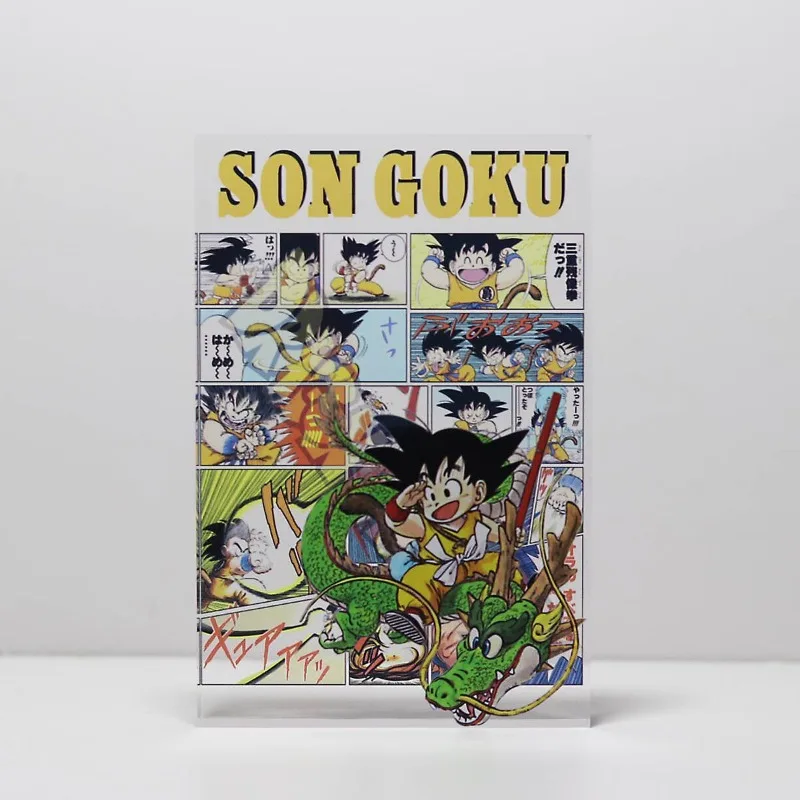 جديد لعبة دراغون بول جوكو كاكاروت سون جوهان شخصية نموذج لجسم الاكريليك كريستال بلاط منضدية حلية جمع هدية لعبة