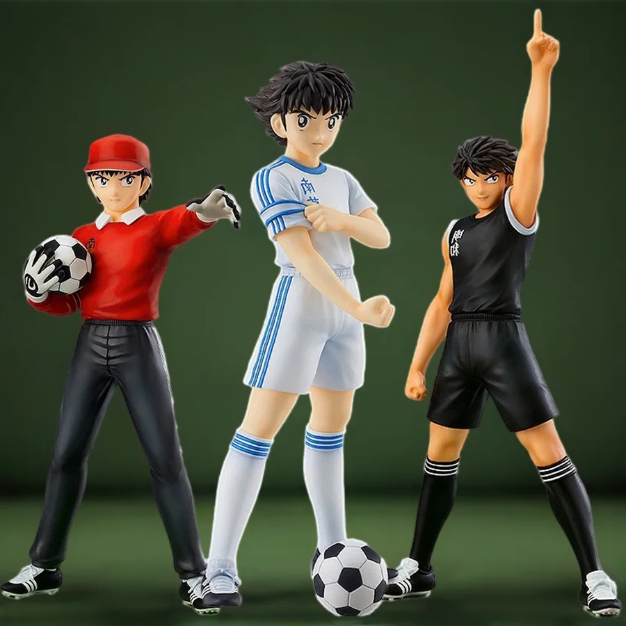 Captain Tsubasa Anime Figure Ozora Tsubasa Action Figures Hyuuga Kojirou/Wakabayashi Genzou Figurine Collection Model Toys