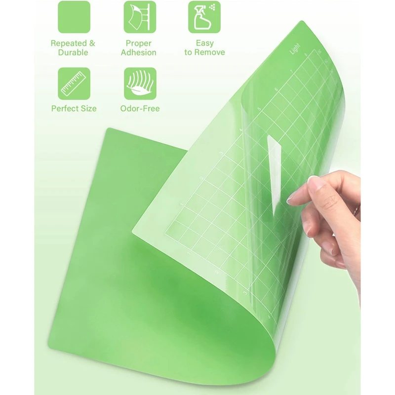 6 Stück Schneide matte für Cricut Joy Xtra 12x8,5 in selbst klebenden wieder verwendbaren handwerklichen Schneide matten klebrigen Zubehör Ersatz