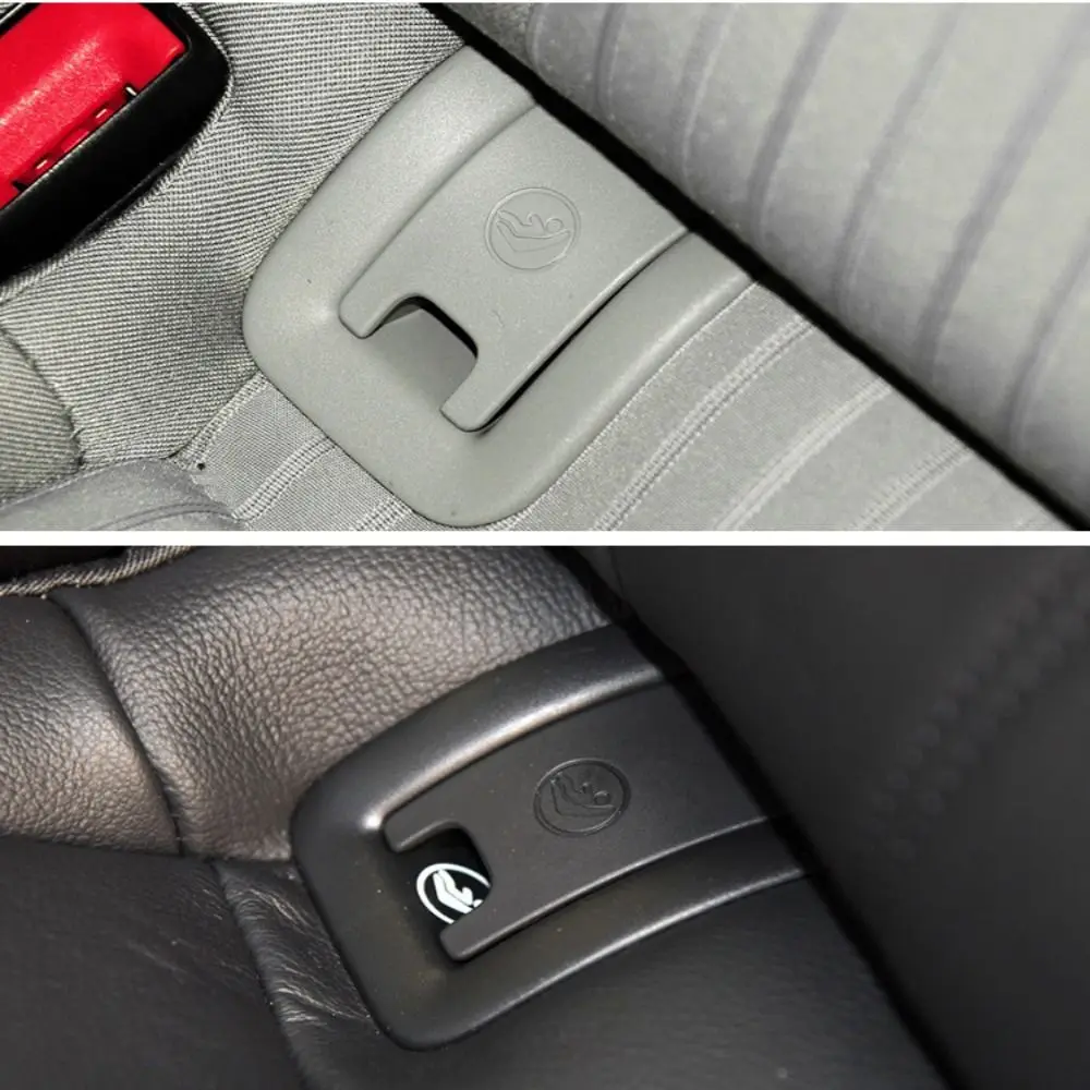 Car Accessories Black grey 4G8887187 Car Rear Seat Hooks Unisex Restraint Device Rear Seat Slot Cover ISOFIX Cover