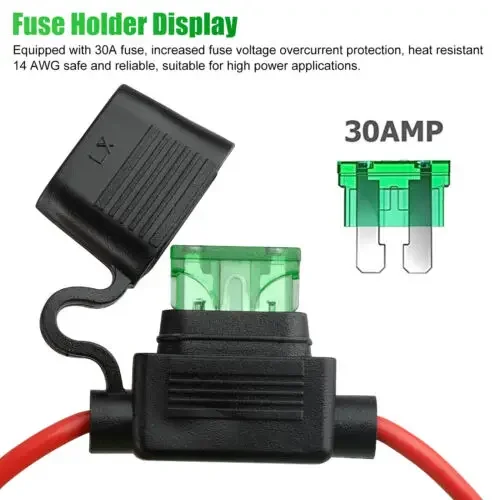 Power Wheels Adaptor for Ryobi 7.2-20V Lithium Ni-MH Battery Dock Power Connector 14 AWG DIY Adapter Tools P108 P107 P102