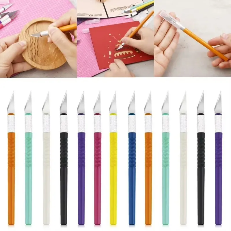 1-3Pcs Carving Craft Knife Precision Sharp Engraving Carving Cutting Scalpel Knives For Phone Repair Art Hobby Scrapbook Stencil