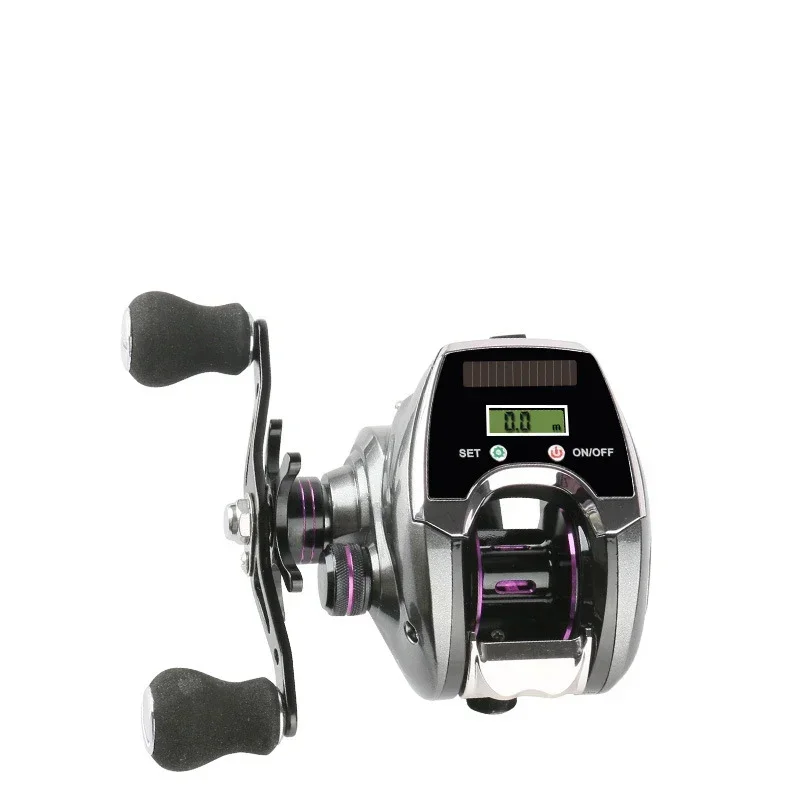 

6+1bb Metal Casting Fishing Reel Electronic Counting 8.0: 1 10kg Max Drag Baitcasting Reel