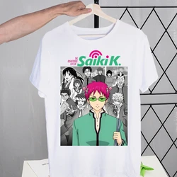 Saiki K Kusuo No Psi Nan Street Style Casual Short Sleeve Men T Shirt O-neck Tshirt Male The Disastrous Life Of Saiki T-shirt
