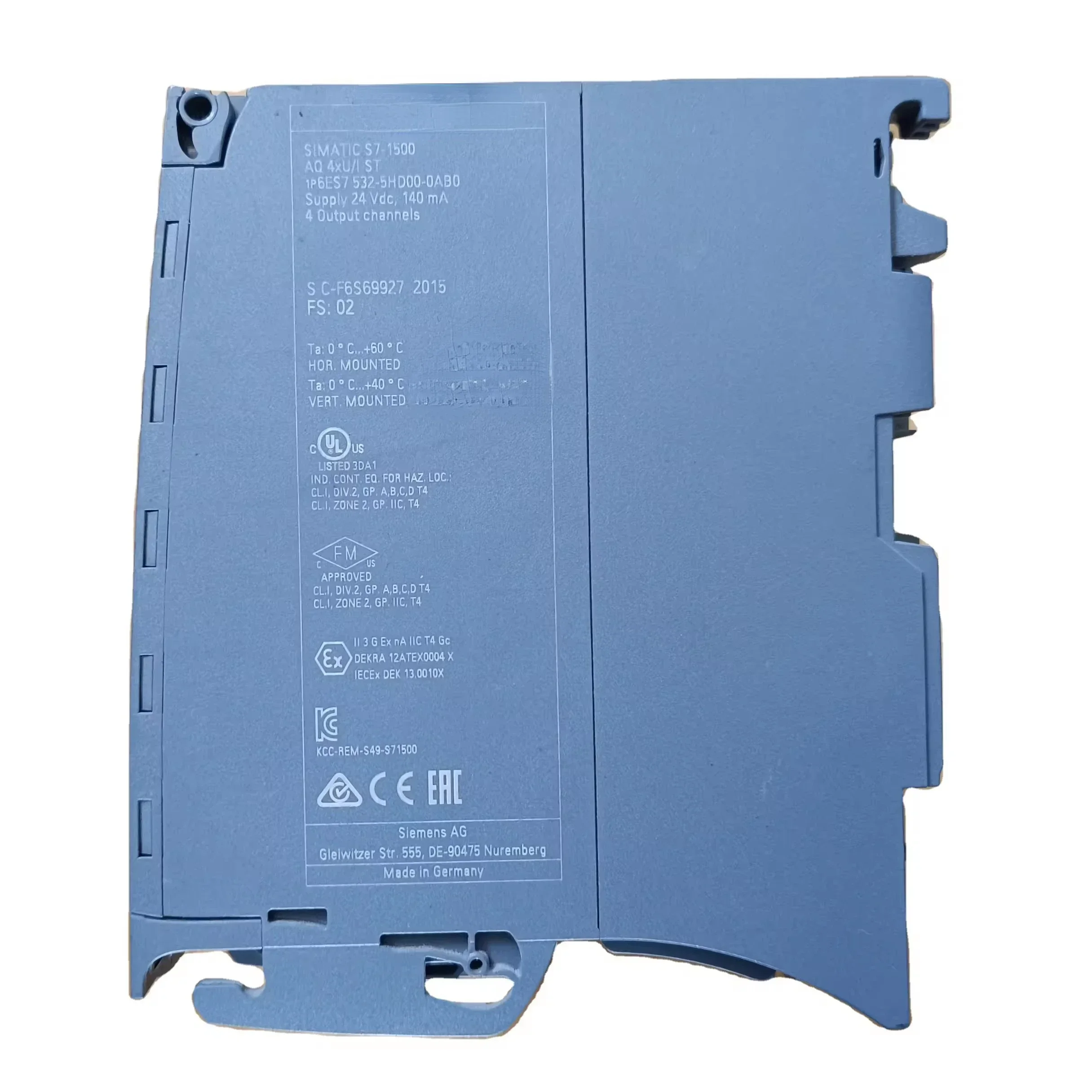 

Hot SalesFOR S7-1500 6ES7532-5HD00-0AB0 PLC Industrial Control Board Input Output Module