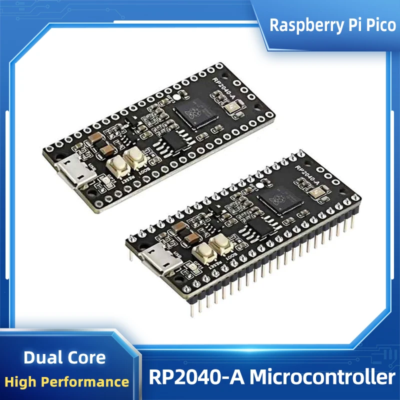 

Raspberry Pi Pico Rp2040-A Microcontroller Development Board High Performance Based On Official RP2040 Dual Core Processor