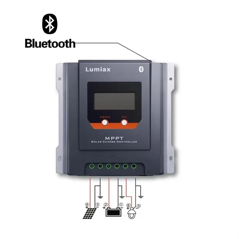 30A 12/24V Auto RS485 Mppt Solar Charge Controller 30a Solar Charger Regulator Controlador De Ca OEM ODM for bluetooth