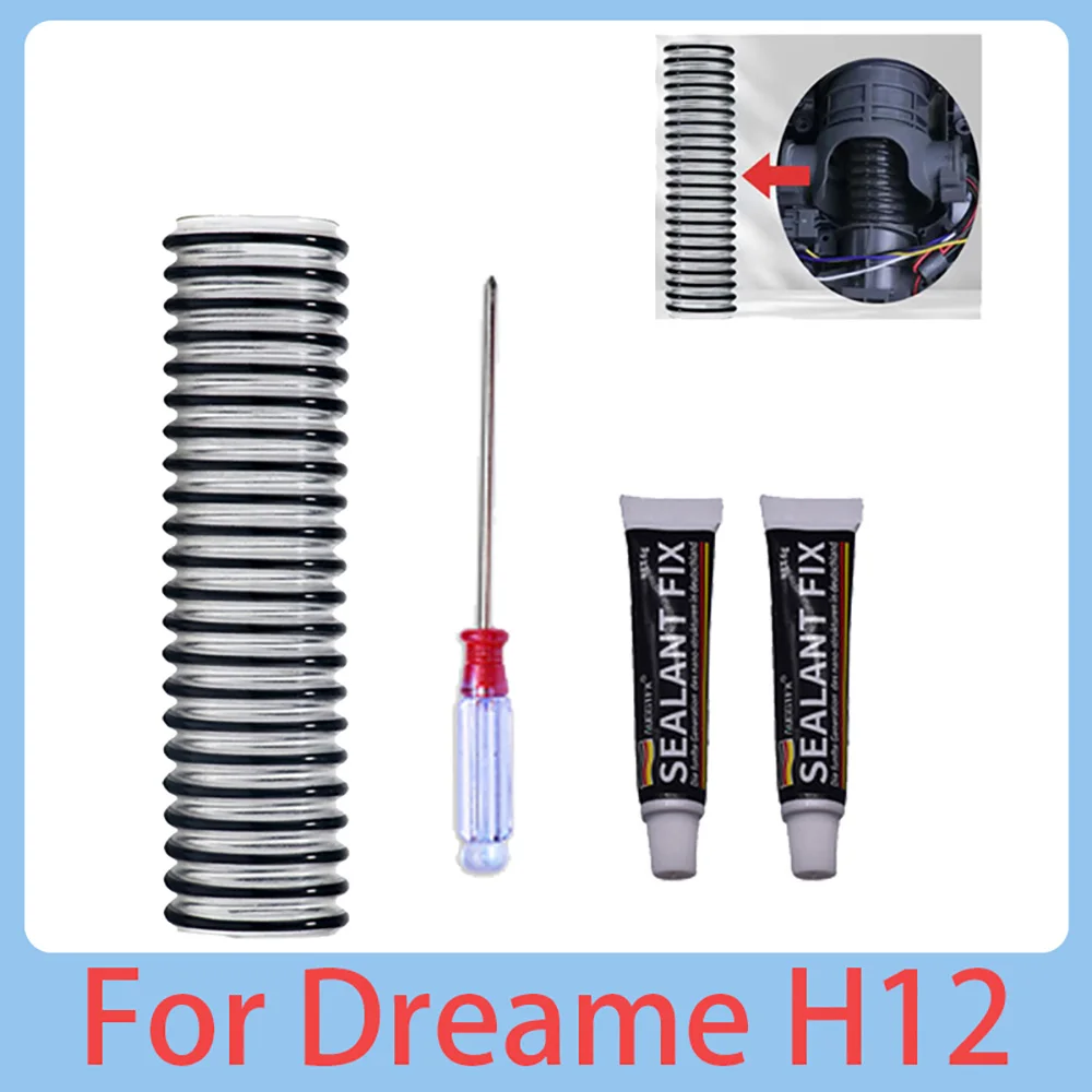 For Dreame H12 Cordless Wet Dry Floor Washing Vacuum Cleaner Accessories Roller Brush Filter Connect Tube Sewage Pipe Waste Pipe