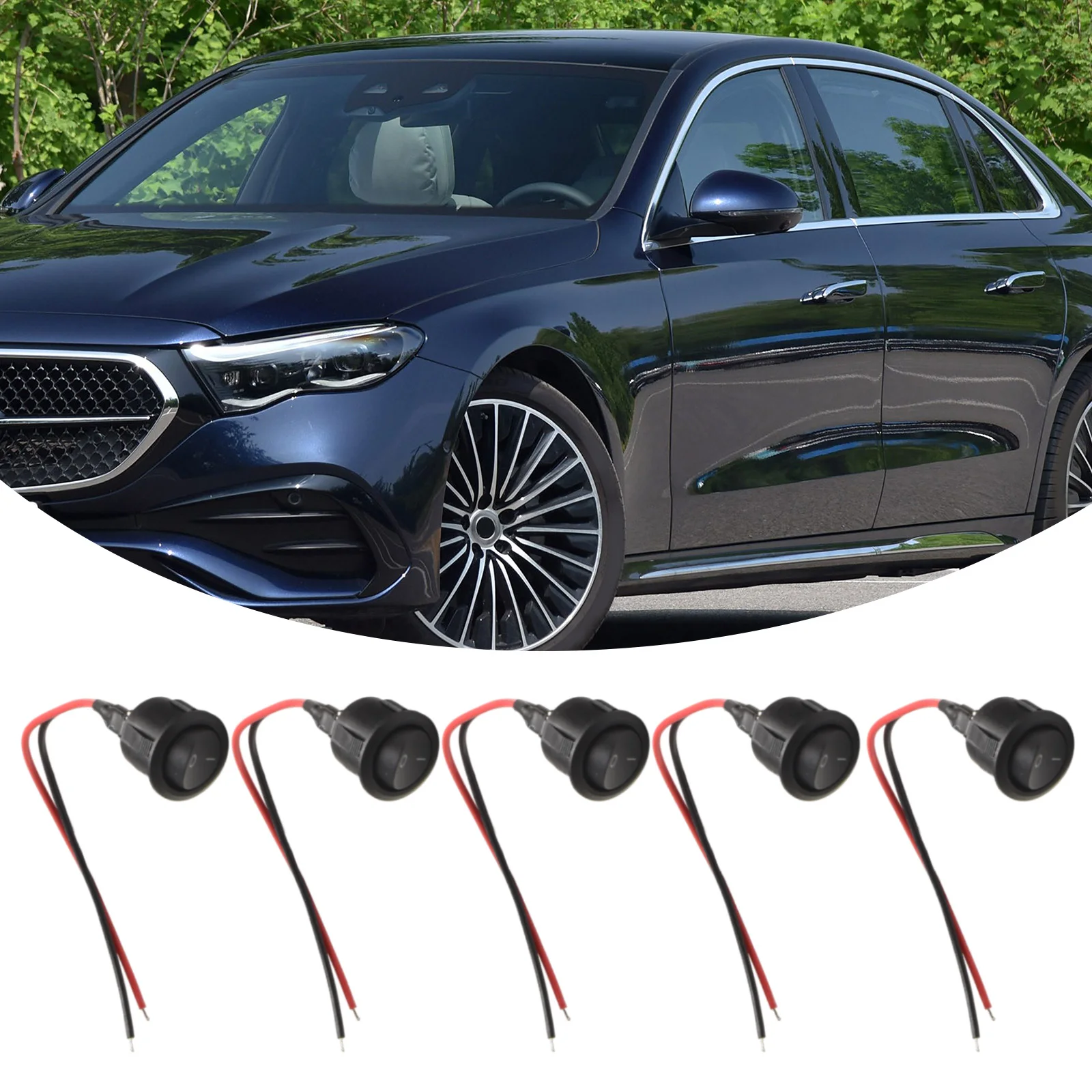 

Кнопочный переключатель с проводами, мини-круглый кулисный переключатель, 10 А, 120 В переменного тока, 0,787, 20 мм, монтажные отверстия, использование бытовой техники