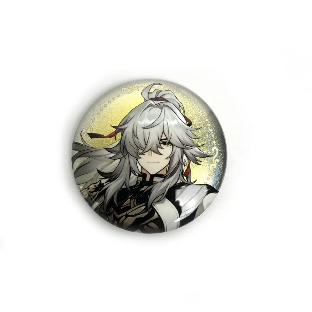 New Game Star Rail Character Periphery character Luka Round Brooch DIY Tinplate Pins for Backpack Cartoon Badge Accessories