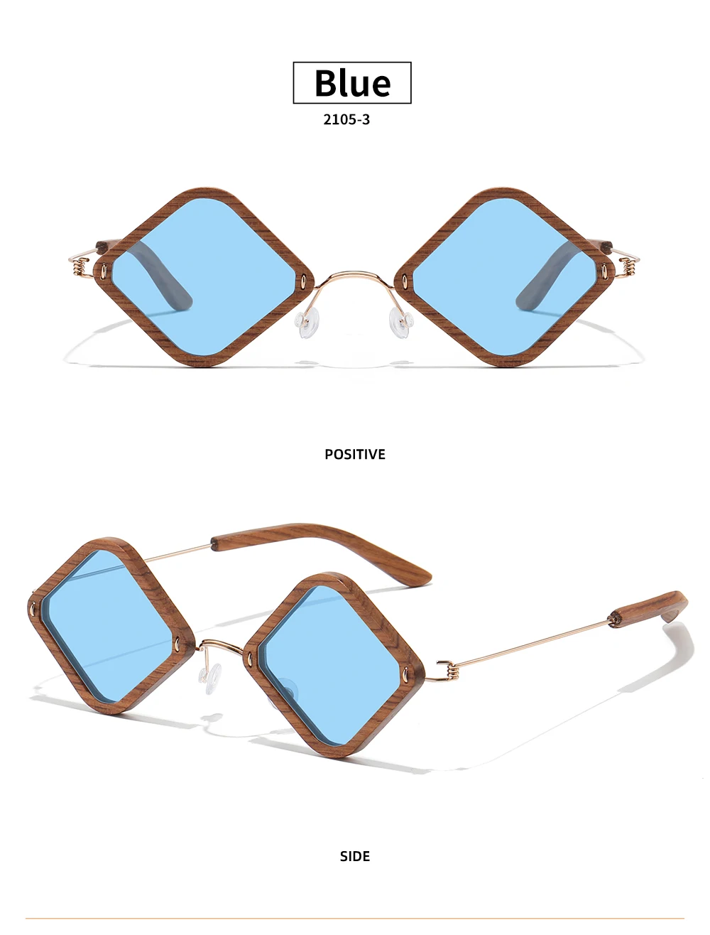 GM Holz-Sonnenbrille für Erwachsene, handgefertigt aus brasilianischem Palisanderholz, polarisierte Gläser mit Spiegelbeschichtung, Brillen mit Geschenkbox 2105 – Detail 11