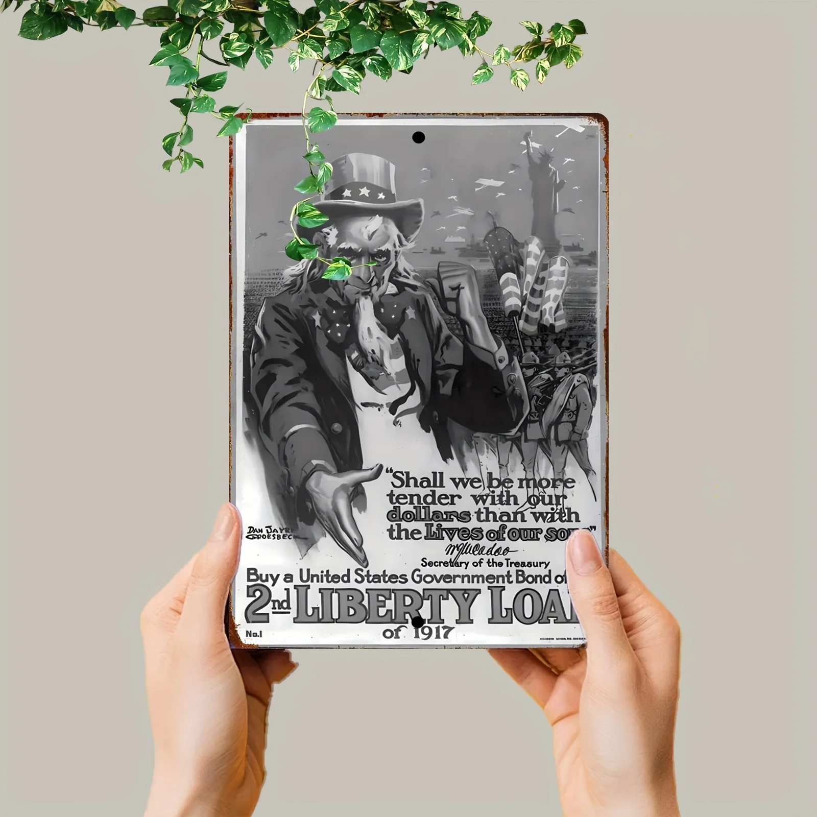 Vintage Tin Sign - 