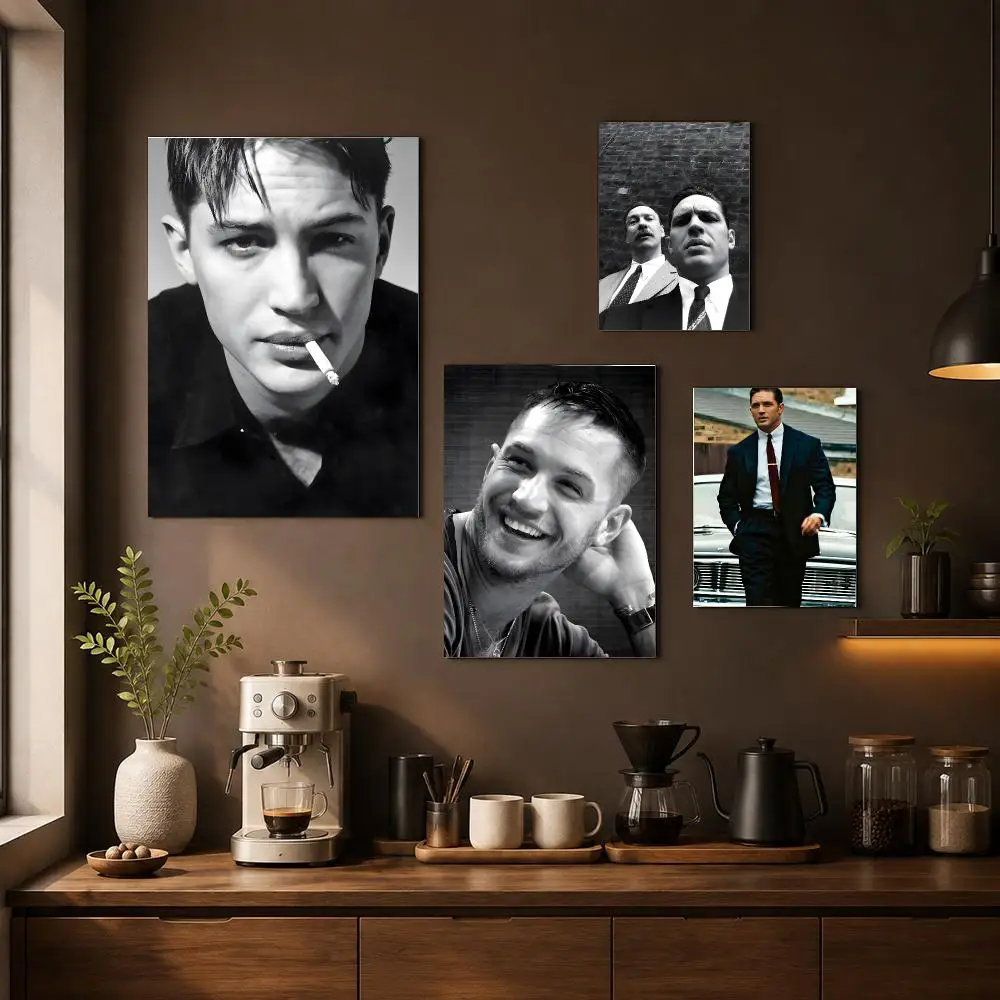 Tom Hardy Poster HD Art Sticker Self Adhesive For Playroom Bedroom Hallway Home Wall Art Decor Gift