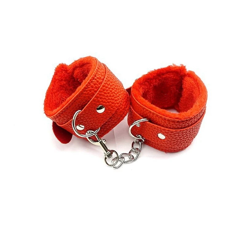 SM Handcuffs Sex Ankle Cuff BDSM Bondage Restraints Soft Plush Handcuff Adult Game 18+ Erotic Couple Sextoy Sex Supplies Shop view 4