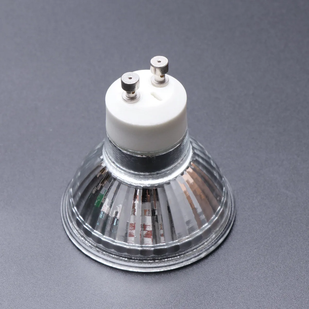 

Gu10 Cob LED Spotlight 5W 400Lm 3000K Beam Glass Reflector Bulb Warm White for Mall Cafe Landscape Art Ambient