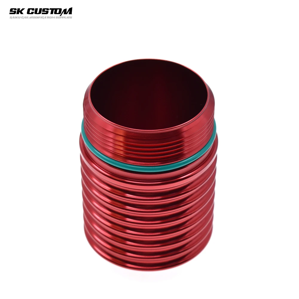 Skcustom para peugeot 106 206 307 capa de filtro de óleo liga de alumínio estendida caixa de filtro de óleo para citroen c2c3 carro modificado escudo