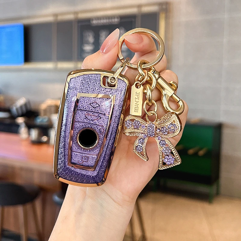 Suitable for BMW Keycase X 1 2 3 4 5 6 7 Series i3 i5 F10 11 20 30 31 34 36 40 E36 39 46 60 61 70 87 90 91 92 key shell keychain