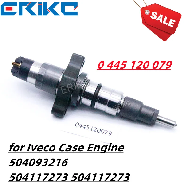 

0 445 120 079 504117273 504093216 Common Rail Injector 0445 120 079 504117273 504093216 0445120079 for Iveco Case Engine