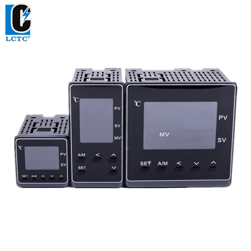 Controlador de temperatura Pid inteligente, dispositivo programable TC/RTD K pt100, entrada SSR/relé/0-10V, salida analógica, LCD Digital, 50